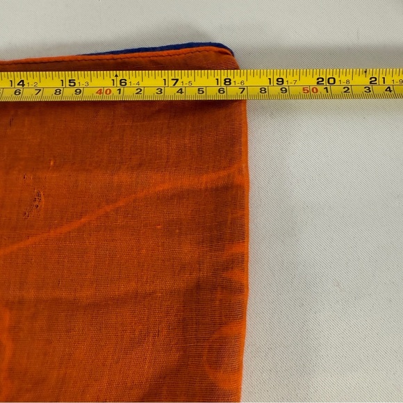 OKLAHOMA orange and blue Scarf - Picture 12 of 13